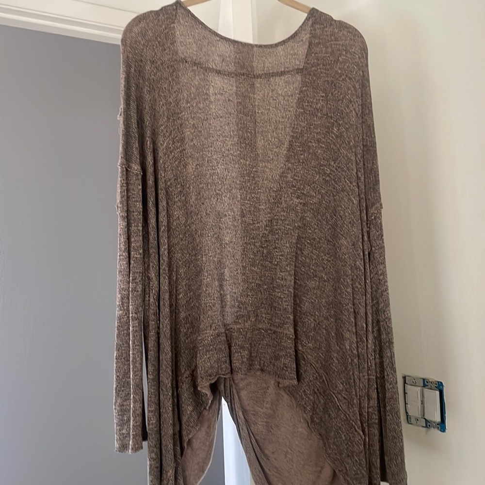 Free People backless long sleeve